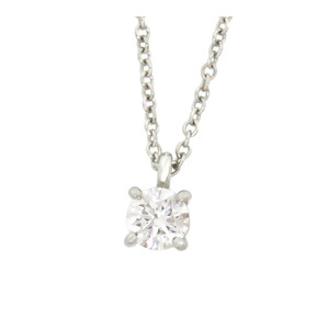  Tiffany sleigh tia necklace Pt950 lady's TIFFANY&Co. used [ jewelry ]