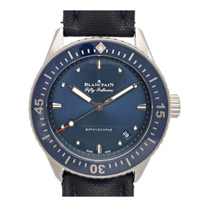  Blancpain fiftifazoms chopsticks scarf 5100-1140-O52A self-winding watch stainless steel men's Blancpain used [ clock ]