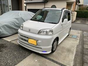 個人出品　程度良好！ JB1 ホンダライフ Tタイプ FF、AT車、 希少純正フルエアロ、純正アルミホイール、社外検対マフラー、ローダウン