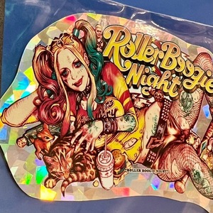 Rockin'Jelly Bean Roller Boogie Night ロッキンジェリービーン ローラーブーギーナイト ステッカー ホログラフィック（クリスタル）ver.