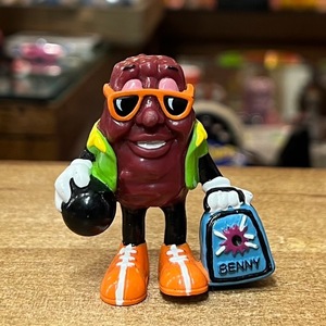 カリフォルニアレーズン ボーリング PVCフィギュア The California Raisins アメリカンキャラクター アメリカ 企業物 アドバタイジング