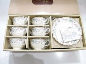 ○ Noritake Bone China ノリタケ カップ＆ソーサー ボーンチャイナ 6客 未使用品