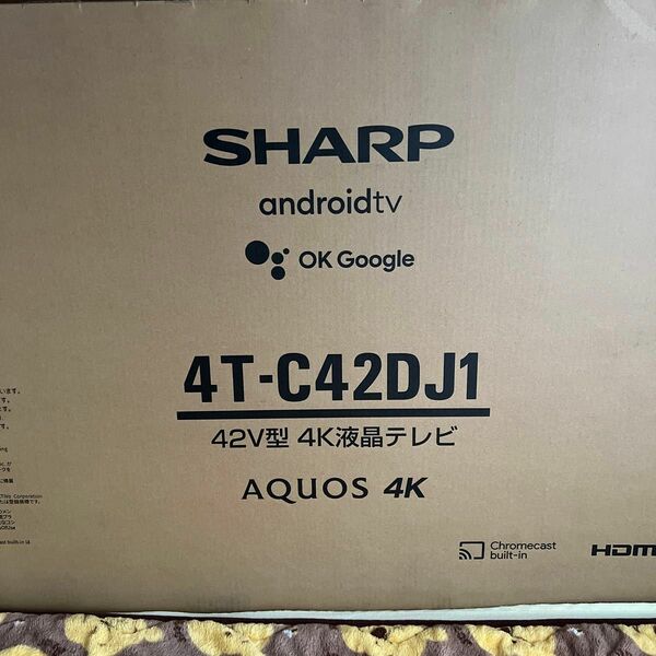 SHARP AQUOS 42V型 /Bluetooth対応 /4K対応 /BS・CS 4Kチューナー内蔵 /YouTube対応