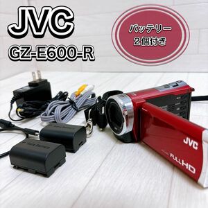 JVC ハイビジョンメモリームービー 『エブリオ』 レッド GZ-E600-R