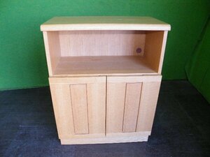 [ Kato woodworking ]EST65 telephone stand A open type #FAX pcs * oak material * cabinet #A-3060