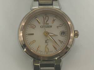 ★CITIZEN　シチズン　XC　エコドライブ　レディース腕時計　クロスシー　電波ソーラー　H058-T017487　稼働品