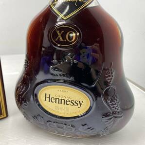 ★未開栓 古酒★X.O Hennessy THE ORIGINAL ヘネシー ブランデー【未開栓品/現状品】の画像4