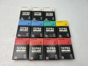 * unused *TEPRA Tepra tape cartridge set sale [ unused goods / present condition goods ]