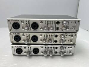 *M-AUDIO FireWire 410* audio interface 3 point set sale [ used / present condition goods / operation not yet verification Junk ]