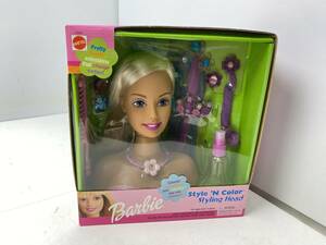 ★Barbie style ’N Color styling Head★バービー 人形 マテル社 当時物【中古/現状品】