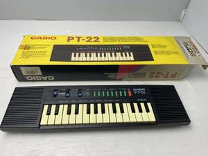 * редкостный *CASIO PT-22 Casio клавиатура [ б/у / текущее состояние товар / работоспособность не проверялась Junk ]