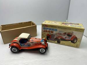 *TAIYO company *SPEED JACK minicar * damage lack of equipped tin plate that time thing Showa Retro [ used / present condition goods / operation not yet verification Junk ]