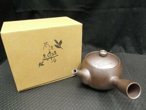 未使用品 萬古焼 龍月 急須 茶器 陶器