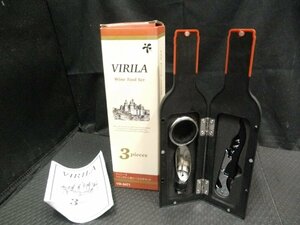 未使用品 VIRILA ワインボトル型 ツールセット 栓抜き オープナー