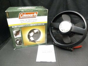 中古美品 Coleman コールマン CPX 6 LED付き テントファン 2000010346