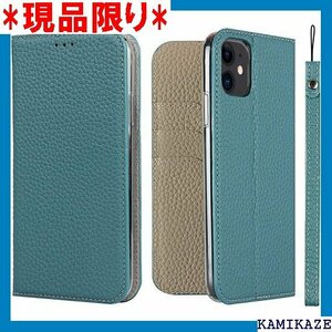 iPhone 11 Pro ケース手帳型 iPhone 付 ヘッドフォンケーブル 耐衝撃 6色選択 スカイブルー 793