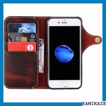 DINGXIN 厳選品 iPhone SE 第二世代 / 7 スマートフォン カバー ストラップ付き レッド 825_画像2