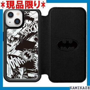 Premium Style iPhone 13用 ガラ フリップケース バットマン PG-WGF21K04BAT 1788