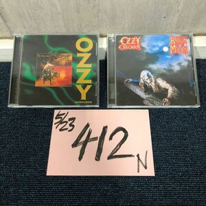 【に.ec】OZZY OSBOURNE オジー・オズボーン 2枚 CD 罪と罰 月に吠える ディスク美品 洋楽 アルバム Rock