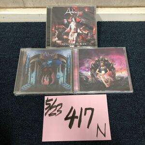 【に.ec】ADAGIO CD 3枚 まとめて METAL メタル 洋楽 中古 Rock ARCHANGELS IN BLACK LIFE DOMIMATE