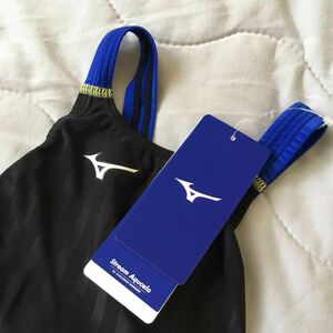  新品　ブラック×ブルー 130cm ミズノ MIZUNO ストリームアクセラ 競泳水着 ジュニア 女子 【FINA承認】