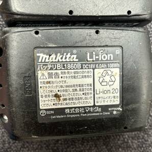 makita マキタ 18V 純正バッテリー6.0Ah Li-ion 1860B 充電不可ジャンクの画像5