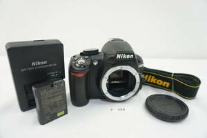 送料無料 【美品】Nikon D3100 ボディ ブラック #438