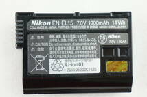 送料無料 動作確認済み Nikon 純正 バッテリー EN-EL15 ニコン リチウムイオン充電池 #444_画像2