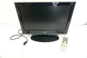 TOSHIBA 東芝 液晶カラーテレビ REGZA レグザ 19A8000 19V型 リモコン・B-CASカードあり