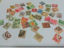 日本切手40種類、旧大正毛紙８銭有_画像1