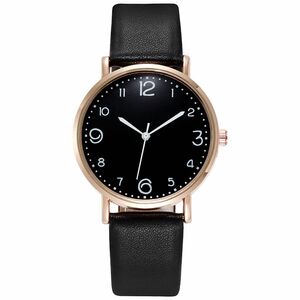 腕時計 ブラック 黒 シンプル 可愛い オシャレ レディース お洒落 綺麗 上品 超人気 クォーツ 時計 素敵