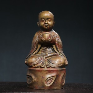 秘藏 清時代 銅 仏教 仏像 置物 極細工 古美味 古美術 GP0509