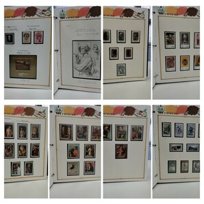 世界美術切手アルバム 海外切手 まとめ ボストーク 未使用品 コレクションの画像6
