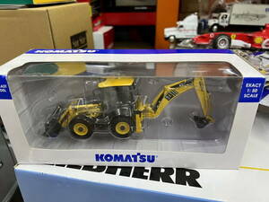 送料無料★UH 8139コマツ KOMATSU1/50テルナコマツWb97s-8ダイキャストショベルモデル