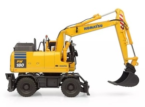 送料無料★UNIVERSAL HOBBIES - Shovel With Pan And Hammer Jackhammer Komatsu PW180-11