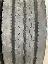 送料込み！205/85R16 BRIDGESTONE DURAVIS R205 18年 6.5mm 中古 トラックタイヤ２本セット_画像2