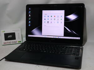 FULL HD ★ VAIO Fit ★ブラック ★ windows 11 Pro≪ 爆速仕様 ≫ 新品SSD1TB/ メモリ16G/Bluetooth/WebCam/WiFi/ DVD / office2021