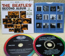 【2点で送料無料】CD2枚あり ビートルズ Beatles' Second Album US仕様 US盤2種類 紙ジャケ オリジナル内袋 ボックスのバラ※ディスク曇り_画像1