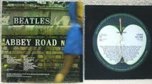 【2点で送料無料】CD ビートルズ Beatles ロシア製? Abbey Road 紙ジャケット レーベル複写シート 歌詞カード 帯付き 黒いディスク仕様_画像3