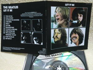 即決！【2点で送料無料】CD ビートルズ Beatles Let It Be レット・イット・ビー 日本初期盤 リマスター前の音源 特にGet Backにご注目