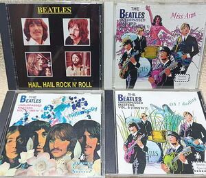 送料230円●CD4枚で ビートルズ Beatles いわゆる駅売りCD類 末期スタジオ・セッション音源集 Get Back Let It Beなど