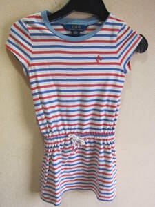 POLO RALPH LAUREN ポロ ラルフ ローレン サイズ4T 110/56 ワンピース マリン キッズ 女の子 タ1385