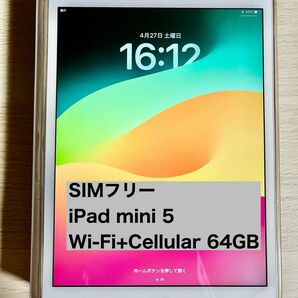 iPad mini 7.9インチ 第5世代 Wi-Fi+Cellular 64GB