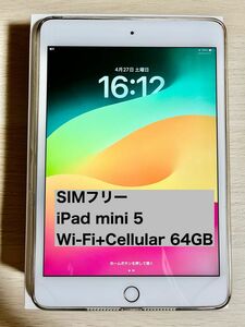 iPad mini 7.9インチ 第5世代 Wi-Fi+Cellular 64GB