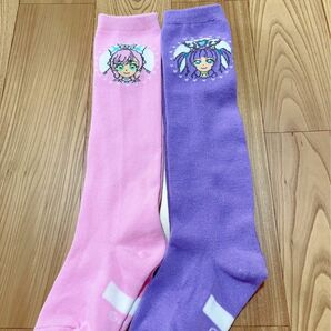 ひろがるスカイプリキュア 靴下　ハイソックス　15-20cm 2足セット