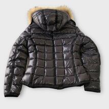 モンクレール レディース MONCLER ダウンジャケット ARMOISE アルモワーズ 黒　BLACK4593715 68950 フード ファー付 ラクーン　L XL サイズ_画像4