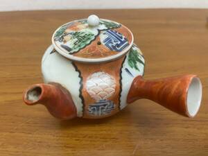  era thing * Zaimei [. three ] Kutani small teapot tea utensils China old .
