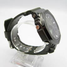 T1001☆CASIO G-SHOCK デジアナ GM-2100B【5611】GM-2100B-3AJF 八角形フォルム メタルカバード グリーン カシオ Gショック 中古【時計】_画像3