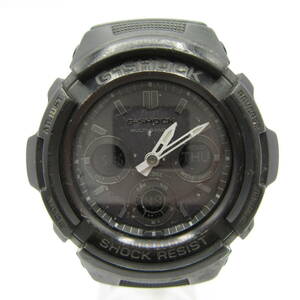 T1016☆CASIO G-SHOCK デジアナ タフソーラー マルチバンド6 AWG-M100SBB【5230】AWG-M100SBB-1AJF カシオ Gショック 中古品【時計】