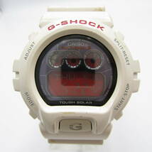 T1030☆CASIO G-SHOCK デジタル タフソーラー マルチバンド6 GW-6900F【3179】三つ目 GW-6900F-7JF カシオ Gショック 中古品【時計】_画像1